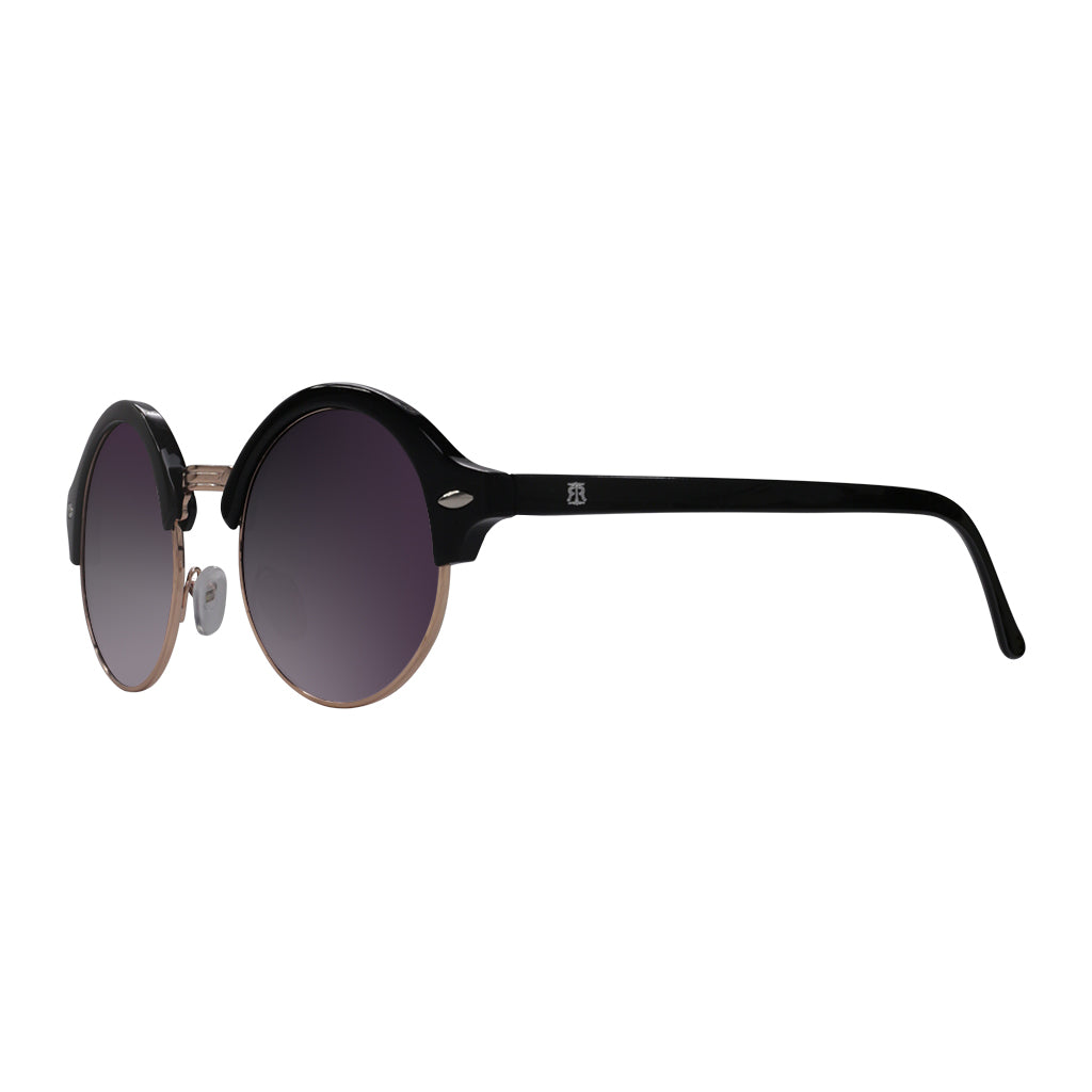 Menta side view sunnies purple with purple
