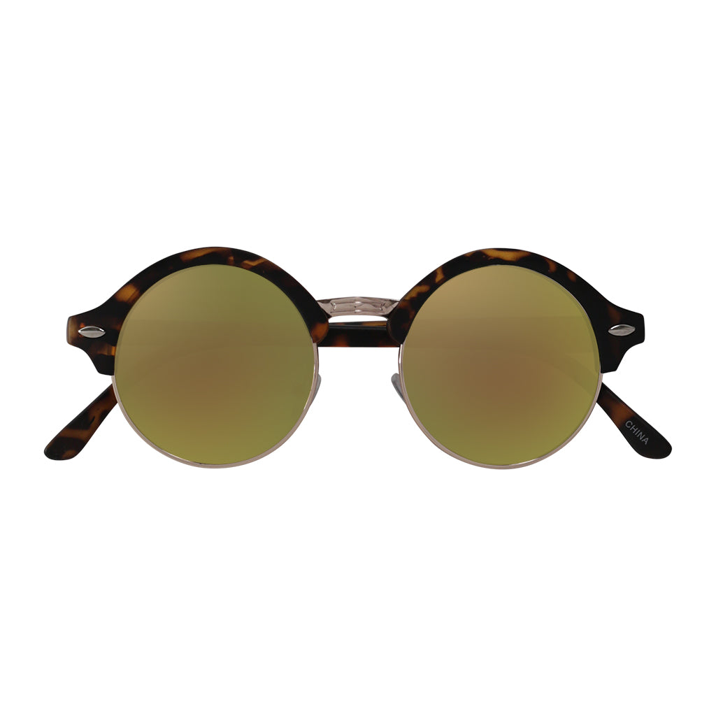 Gold Menta folded arms sunglasses