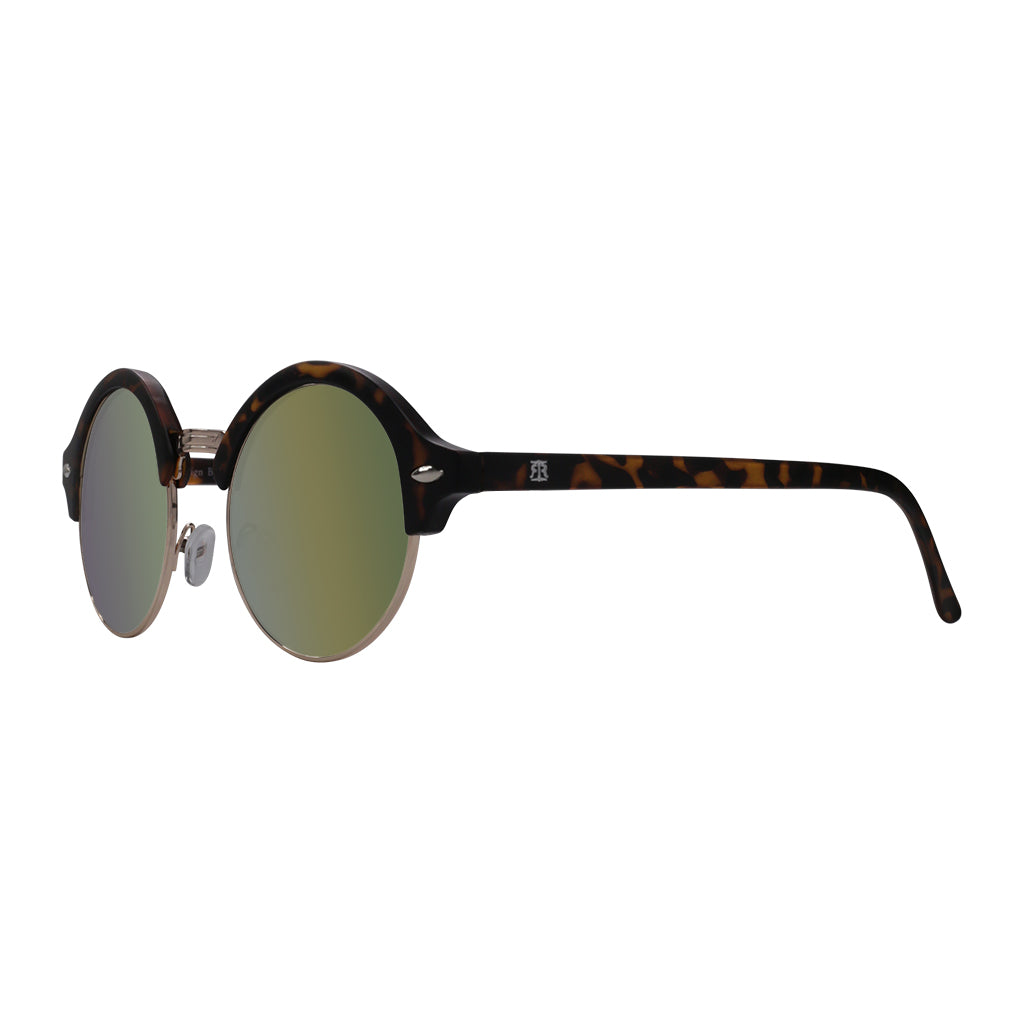 Gold Lens black frame Menta sunglasses