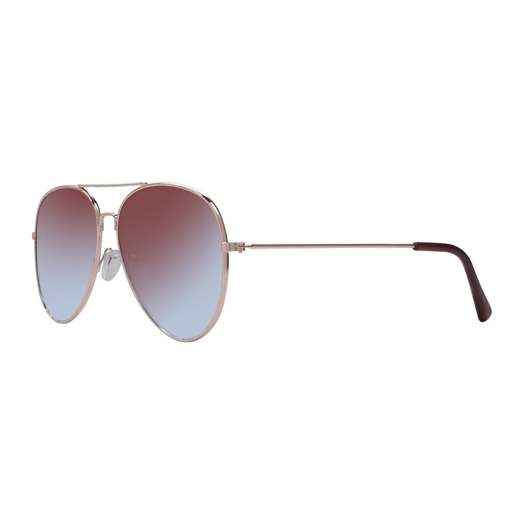Profile view of Aguya Red Sunny Sunglasses