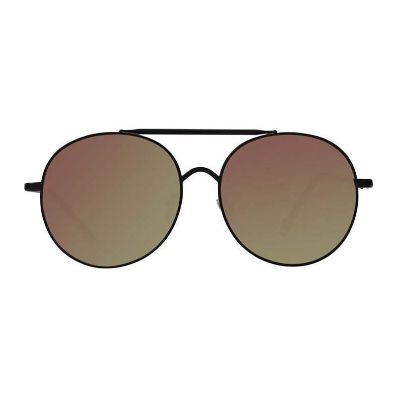 Robin Ruth Blies sunglasses black frames and brown lenses